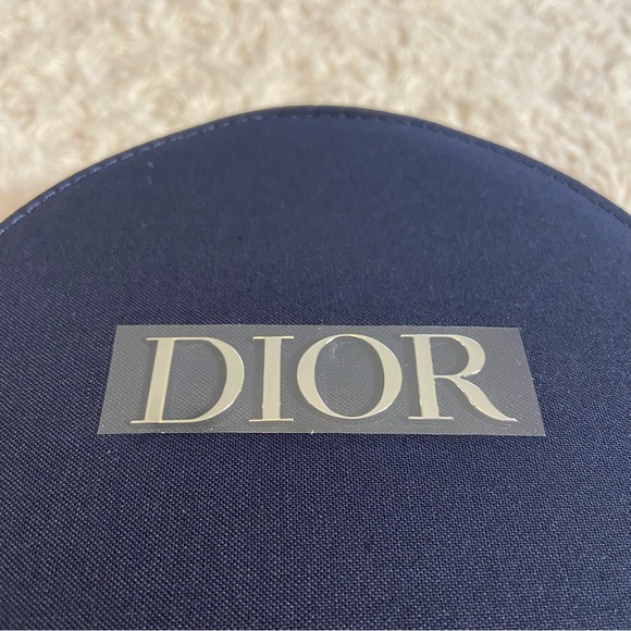 NEW Dior Beauty Vanity Zip Case Navy Blue with Mirror New in Package Gift - Picture 4 of 9